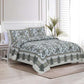 Hdc Jaipuri Block Print Cotton King Size Double Bed Sheet With 2 Pillow Cover For Bedroom, Home Decor