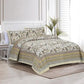 Hdc Jaipuri Block Print Cotton King Size Double Bed Sheet With 2 Pillow Cover For Bedroom, Home Decor