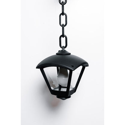 HDC Classic Black Outdoor Hanging Lantern for Garden, Balconies