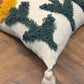 Hdc Luxury Cotton Handmade Decorative Boho Throw Pillow Covers with Tassels 16″X16″ for Decorative Sofa Couch Living Room Indoor Outdoor Chair Farmhouse