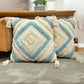 Hdc Luxury Cotton Handmade Decorative Boho Throw Pillow Covers with Tassels 16″X16″ for Decorative Sofa Couch Living Room Indoor Outdoor Chair Farmhouse