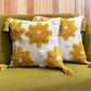 Hdc Luxury Cotton Handmade Decorative Boho Throw Pillow Covers with Tassels 16″X16″ for Decorative Sofa Couch Living Room Indoor Outdoor Chair Farmhouse