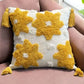 Hdc Luxury Cotton Handmade Decorative Boho Throw Pillow Covers with Tassels 16″X16″ for Decorative Sofa Couch Living Room Indoor Outdoor Chair Farmhouse