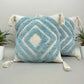 Hdc Luxury Cotton Handmade Decorative Boho Throw Pillow Covers with Tassels 16″X16″ for Decorative Sofa Couch Living Room Indoor Outdoor Chair Farmhouse