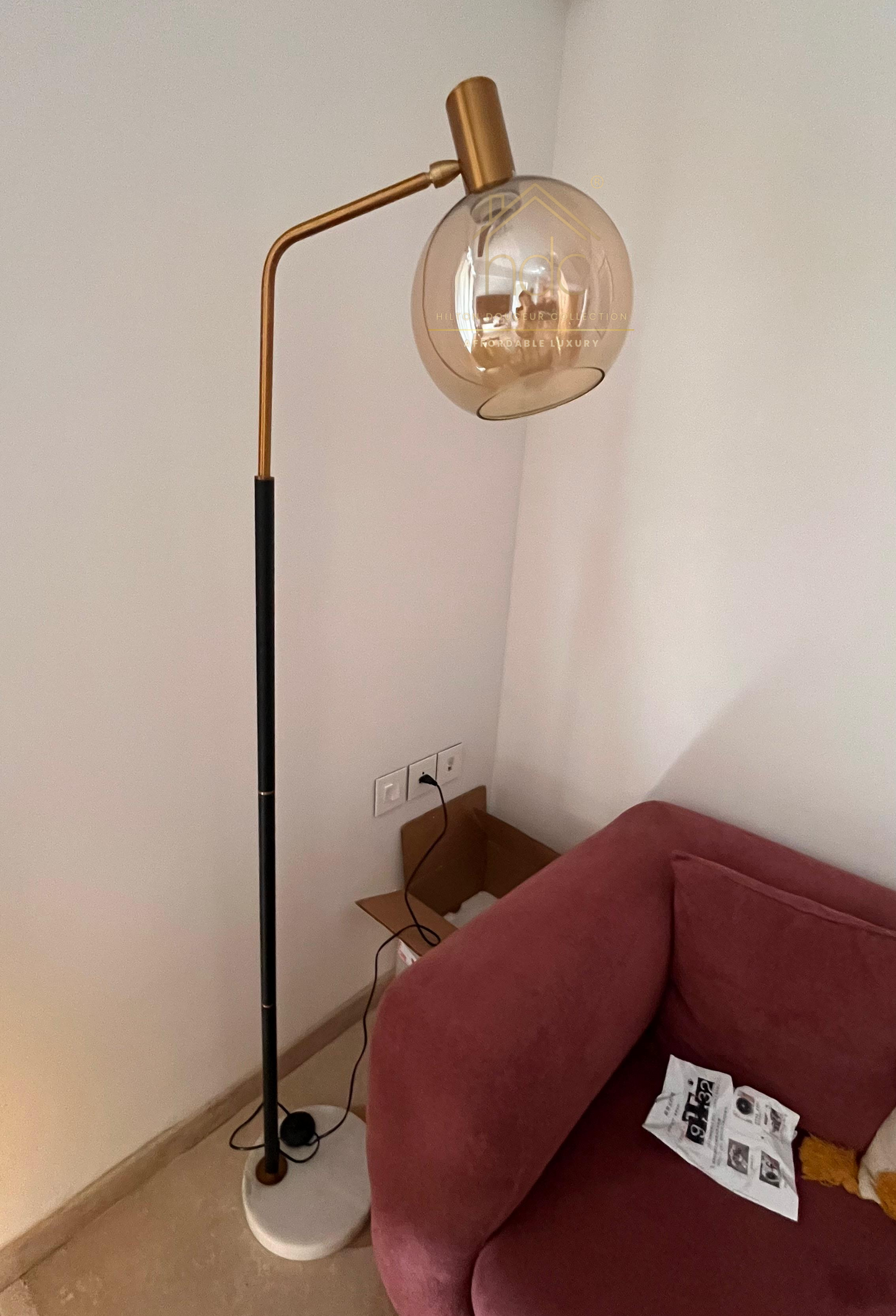 Hdc Floor Lamp Standing Lighting For Living Rooms, Indoor Pole Light For Bedroom & Office