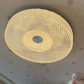 Ojaro Luxury Crystal LED Flush Mount Ceiling Light Chandelier For Living Room- Tricolour