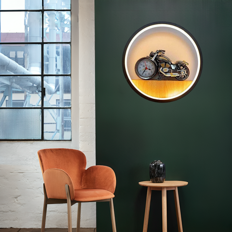 Hdc Modern Minimalist LED Cartoon Wall Lamp For Children Bedroom- Tric