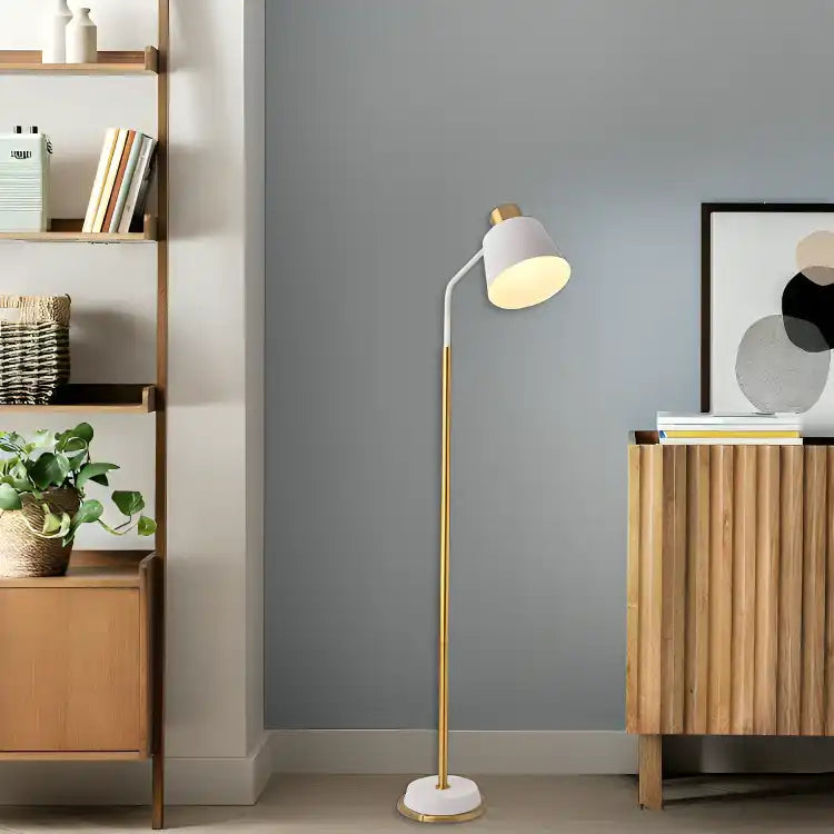 Hdc Modern Simple Iron Floor Lamp Adjustable Lampshade Reading Lamp Li