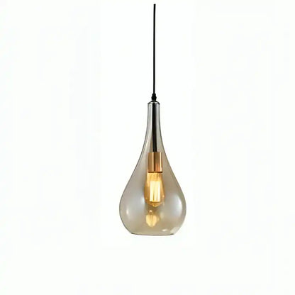 HDC Led 1 Amber/Grey Hanging Pendant Ceiling Light
