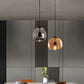 HDC 1-Light Amber/Grey Pendant Bedside Ceiling Light