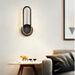 Hdc Gold/Black Oval Shape 360 Lighting Adjustable LED Wall Sconce ki