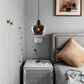 HDC Led 1-Light Grey Hanging Pendant Ceiling For Bedroom
