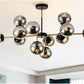HDC 12 Lights Nordic Chandelier Minimalist Creative Minimalist Decor Light