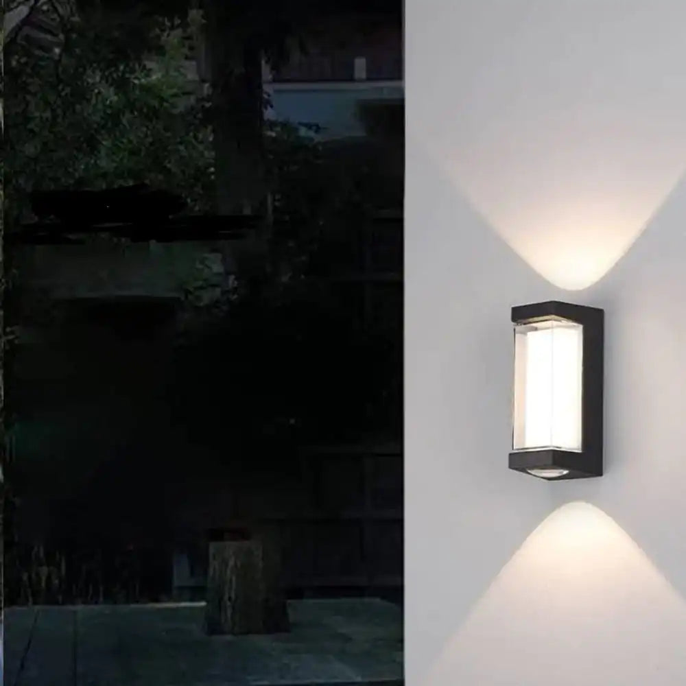 HDC Wall Lights Up Down 2 Way Shape 4 Watt Warm White Wall Light Body