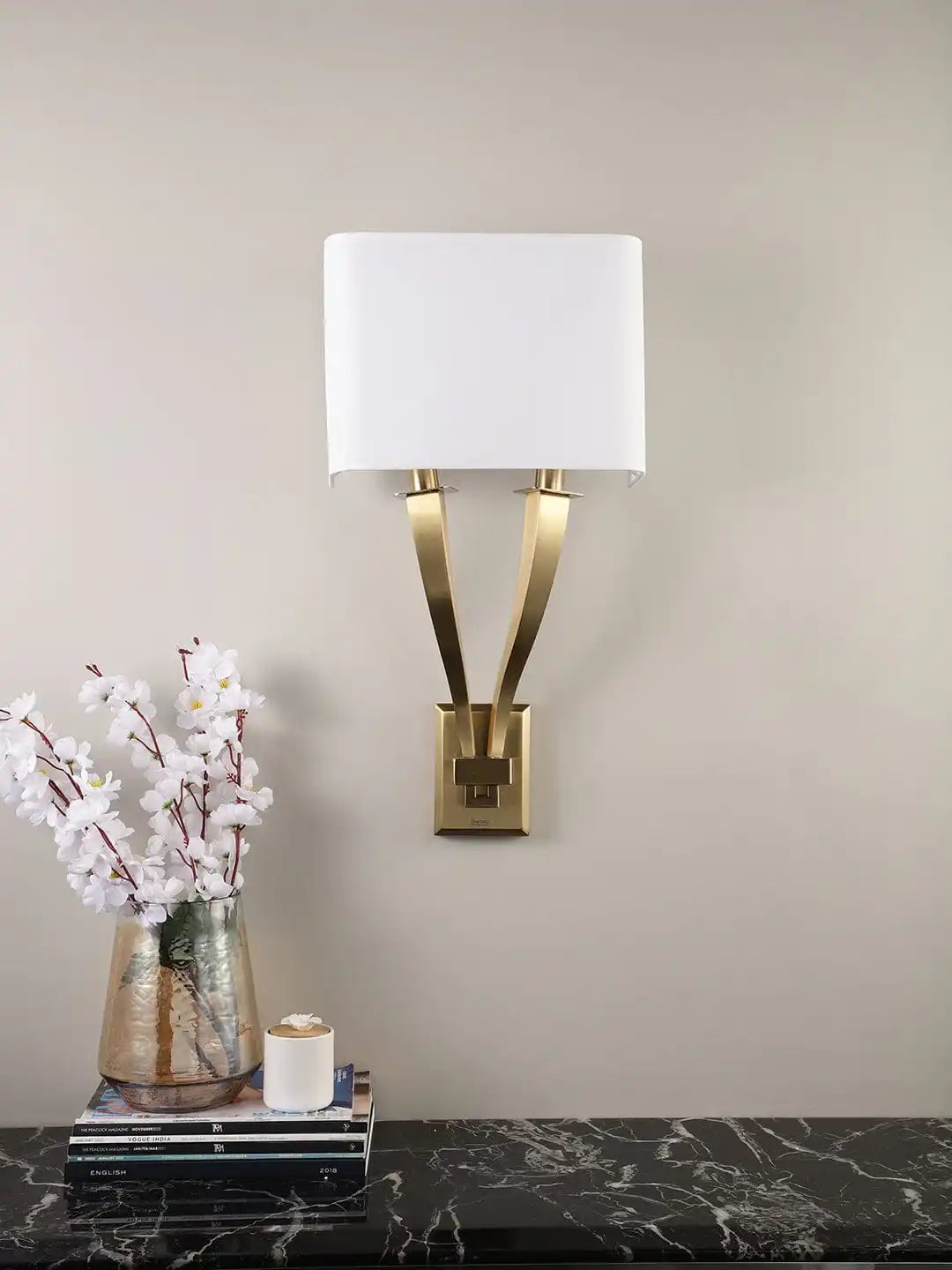 HDC Double Light Wall Scone For Bedroom