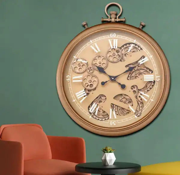 Vortex Clock Hdc Vortex Time Luxury Designer Wall clock With Moving Gear Mechanism