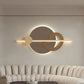 HDC Minimalistic Geometric Ovrlapping Circle Led Wall Art For Home Decor