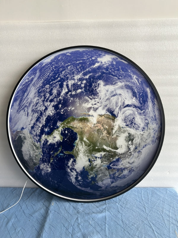 HDC Modern Home Decoration 900mm LED Planet Earth Wall Night Light Bedside Ceiling Light Wall Lamp With Remote