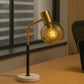 HDC Nordic Simple Modern Bedroom Bedside Creative, Glass Light Luxury Table Lamp