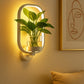 HDC 18W LED Wall Oval Lamp with Vase Decorative Wall Light- Warm White