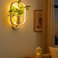 HDC 18W LED Wall Oval Lamp with Vase Decorative Wall Light- Warm White