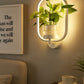 HDC 18W LED Wall Oval Lamp with Vase Decorative Wall Light- Warm White
