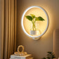 HDC 18w LED Wall Round Lamp with Vase Decorative Wall Light- Warm White