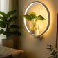 HDC 18w LED Wall Round Lamp with Vase Decorative Wall Light- Warm White