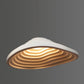 HDC 600mm Modern Layered RippleWave Sculpted Resin Pendant Light