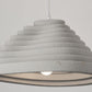 HDC 600mm Modern Layered RippleWave Sculpted Resin Pendant Light