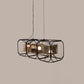 HDC Avant-Frame Triple Glow Modern Linear Chandelier For Living Room