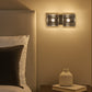 HDC Twin-Ridge Crystal Glow Wall Light For Living Room, Bedroom