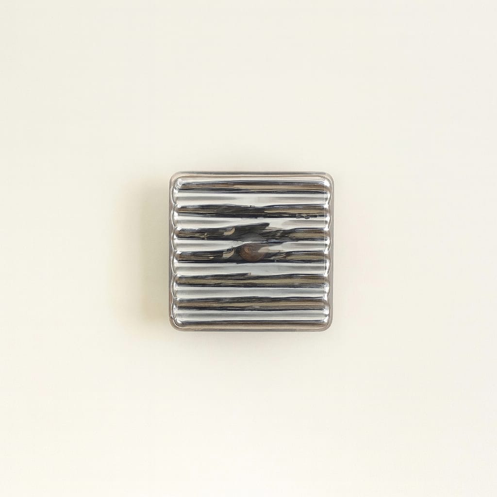 HDC Luxe Ribbed Glass Glow Wall Light Fpr Living Room, Bedroom