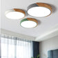 HDC Nordic Harmony Wood Tone LED Ceiling Ligh For Living Room