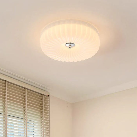 HDC RippleGlow Premium Glass Flush Mount LED Ceiling Light For Living Room