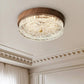 HDC Wooden Aura Circular LED Ceiling Light For Living Room