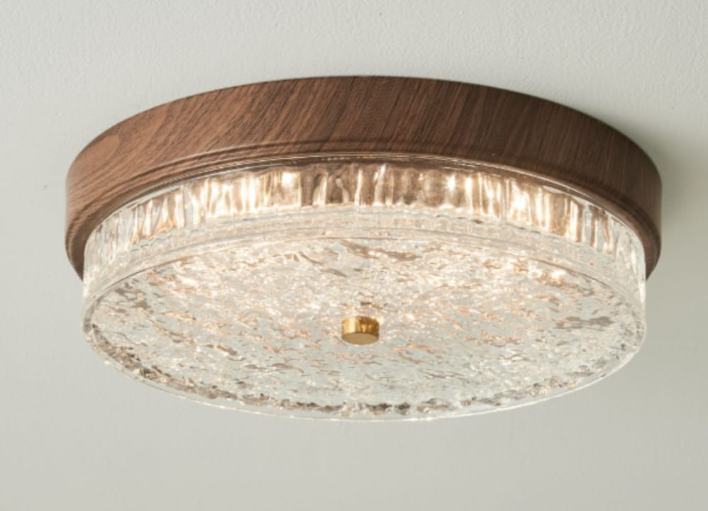 HDC Wooden Aura Circular LED Ceiling Light For Living Room