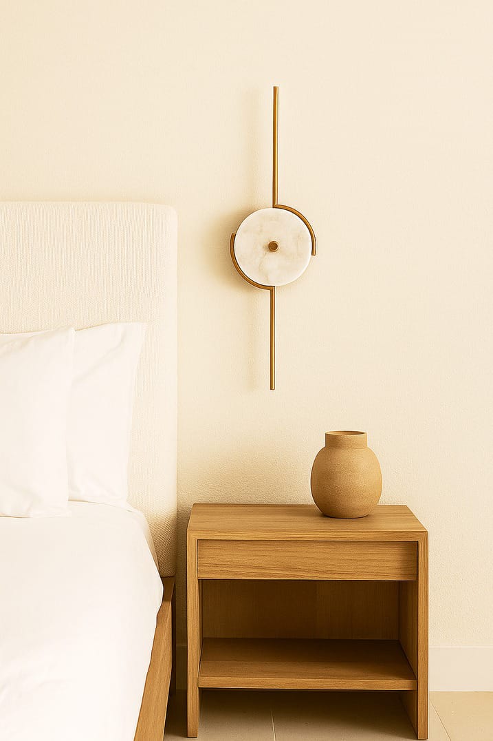 HDC Aurora Marble Glow Wall Light For Living Room, Bedroom