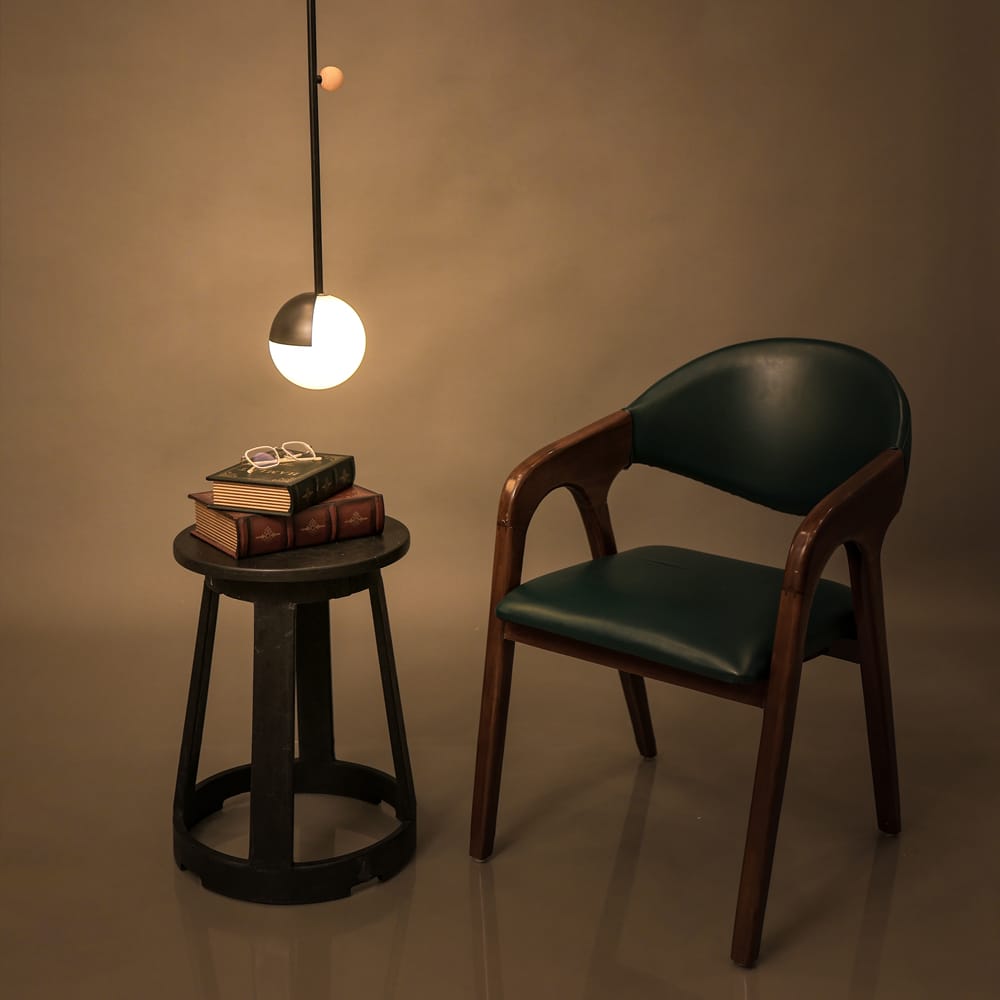 HDC Orbit Sphere Minimalist Black Pendant Light For Living Room, Bedroom