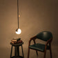 HDC Orbit Sphere Minimalist Black Pendant Light For Living Room, Bedroom