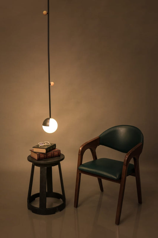 HDC Orbit Sphere Minimalist Black Pendant Light For Living Room, Bedroom