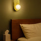 HDC Aurelia Textured Gold Wall Light with Frosted Globe Metal Wall Sconce for Bedroom, Living Room & Hallway