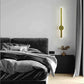 HDC Modern Long Golden Led Wall Lamp For Bedside Light