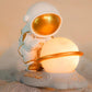 HDC Astronaut Planet Table Lamp | Decorative Space Theme Night Light with Warm Glow for Bedroom, Kids Room & Home Décor