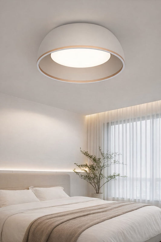 HDC 350mm Luxury Beige LED Ceiling Light for Living Room, Bedroom