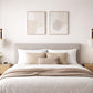 HDC Premium Ribbed Glass Pendant Light with Wooden Accent for Bedroom & Living Spaces