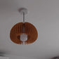 HDC 5 Lights Premium Wooden Dome Pendant Light for Dining & Living Spaces
