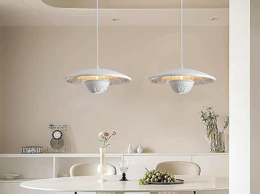 HDC Modern White Designer Resin Hanging Pendant Light