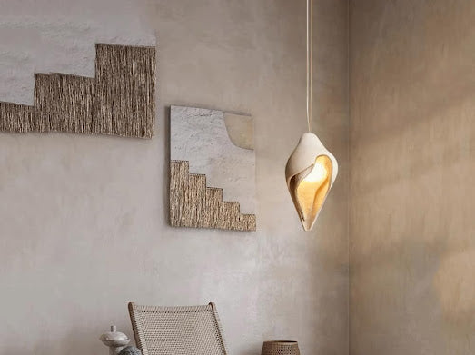 HDC Premium Modern Artistic Resin Pendant Light for Living Room, Bedroom