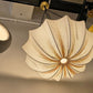 HDC Luxury Cream & White Fabric Pendant Light with Soft Ambient Glow for Dining & Living Spaces